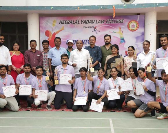 हीरालाल यादव लॉ कॉलेज बैडमिंटन लीग – 2025 सफलतापूर्वक सम्पन्न
