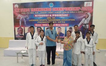 राज्य स्तरीय ताइक्वांडो चैम्पियनशिप में अवध कॉलेजिएट का जलवा, खिलाड़ियों ने जीते 15 पदक